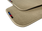 Beige Floor Mats For BMW M4 Series F82 With M Package AutoWin Brand - AutoWin