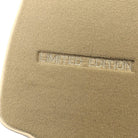 Beige Floor Mats For Mercedes Benz C-Class S205 Wagon Facelift (2018-2023) Hybrid | Limited Edition - AutoWin