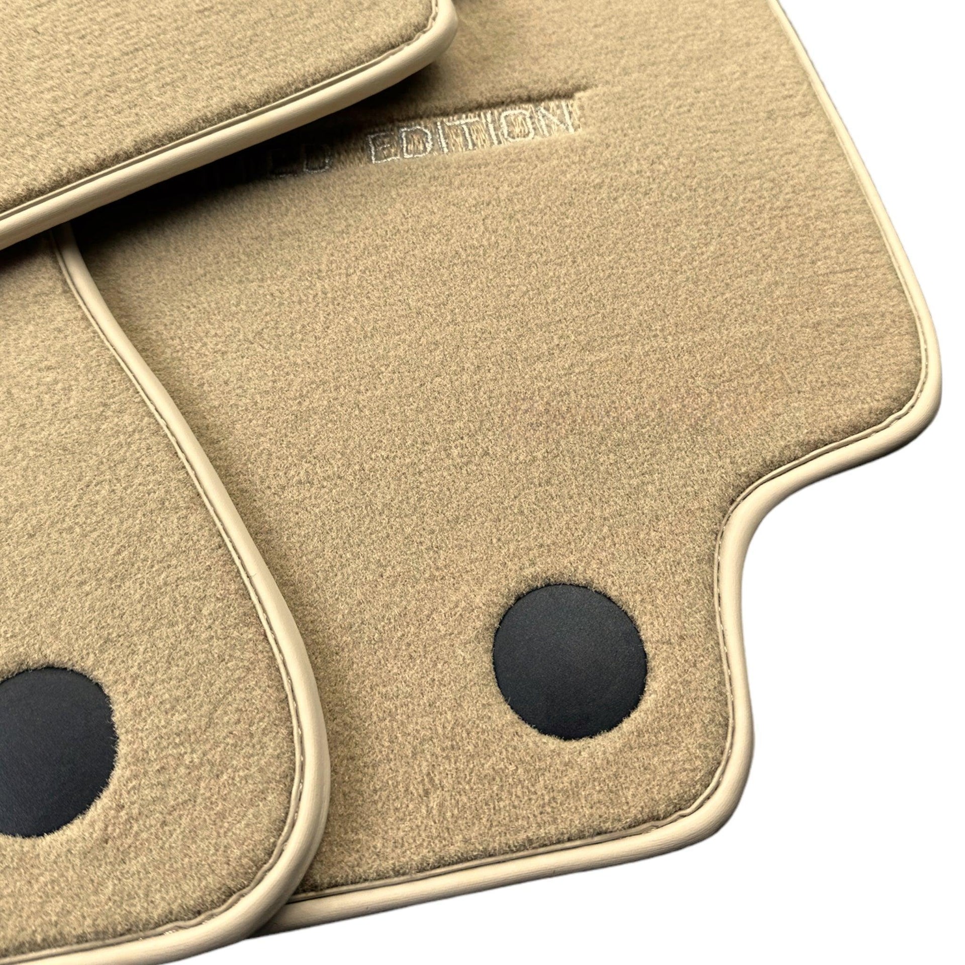 Beige Floor Mats For Mercedes Benz CLA-Class C117 Coupe (2013-2019) | Limited Edition - AutoWin