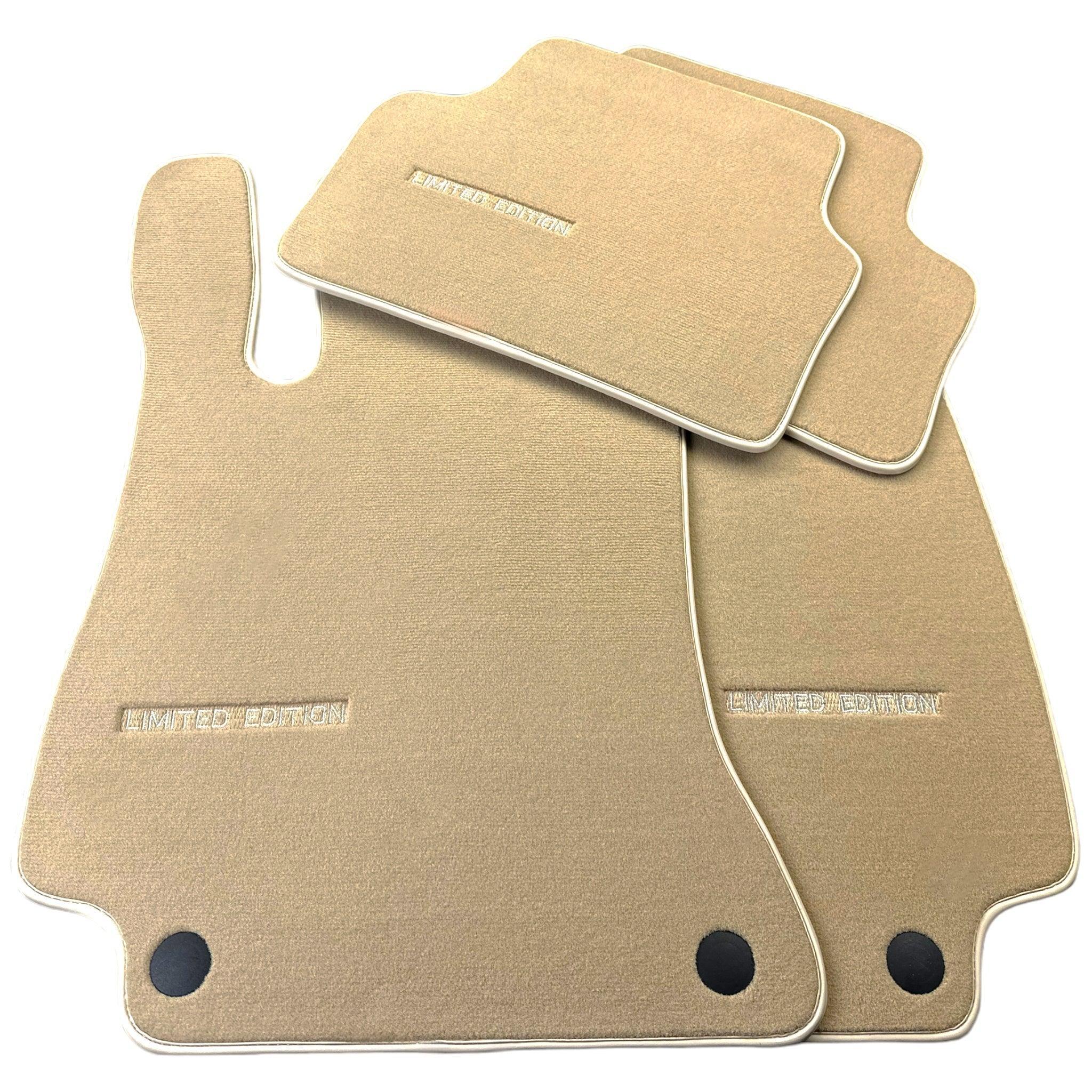Beige Floor Mats For Mercedes Benz EQA-Class H243 (2021-2023) | Limited Edition - AutoWin