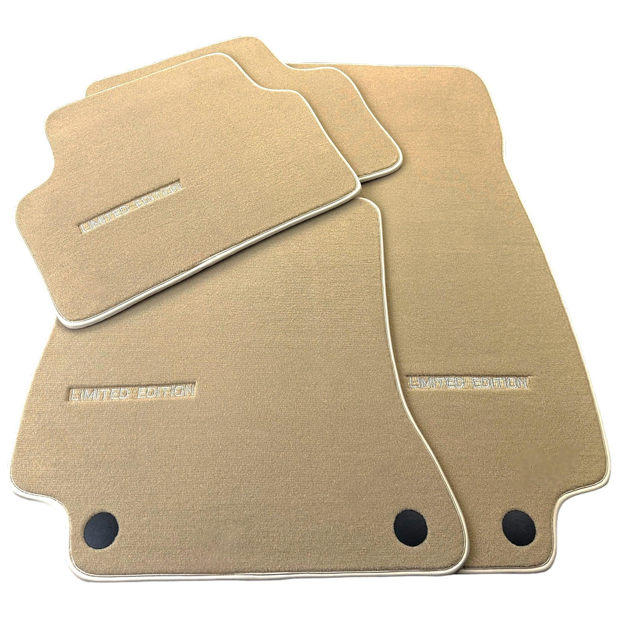 Beige Floor Mats For Mercedes Benz EQA-Class H243 (2021-2023) | Limited Edition - AutoWin