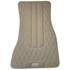 Beige Leather Floor Floor Mats For BMW 3 Series E46 Coupe - AutoWin
