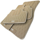 Beige Leather Floor Mats For BMW M8 F92 2-door Coupe - AutoWin