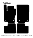 Beige Leather Floor Mats For Mercedes Benz GLS-Class X166 (2016-2019) | ER56 Design - AutoWin