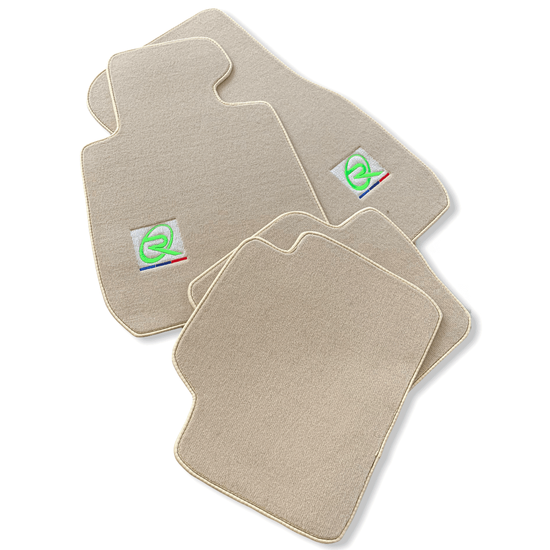Beige Mats For BMW 6 Series E64 Convertible Tailored Set Perfect Fit - AutoWin