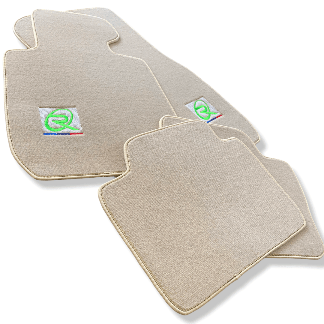 Beige Mats For BMW 6 Series E64 Convertible Tailored Set Perfect Fit - AutoWin