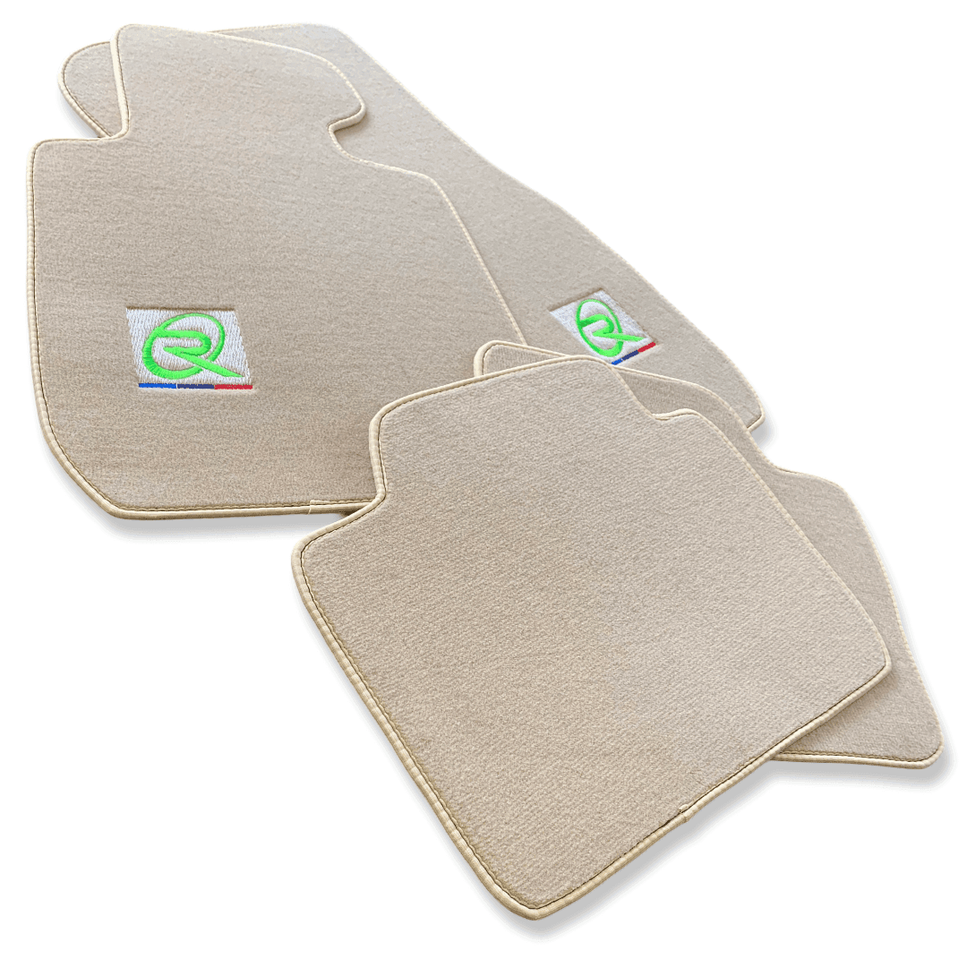 Beige Mats For BMW 6 Series E64 Convertible Tailored Set Perfect Fit - AutoWin