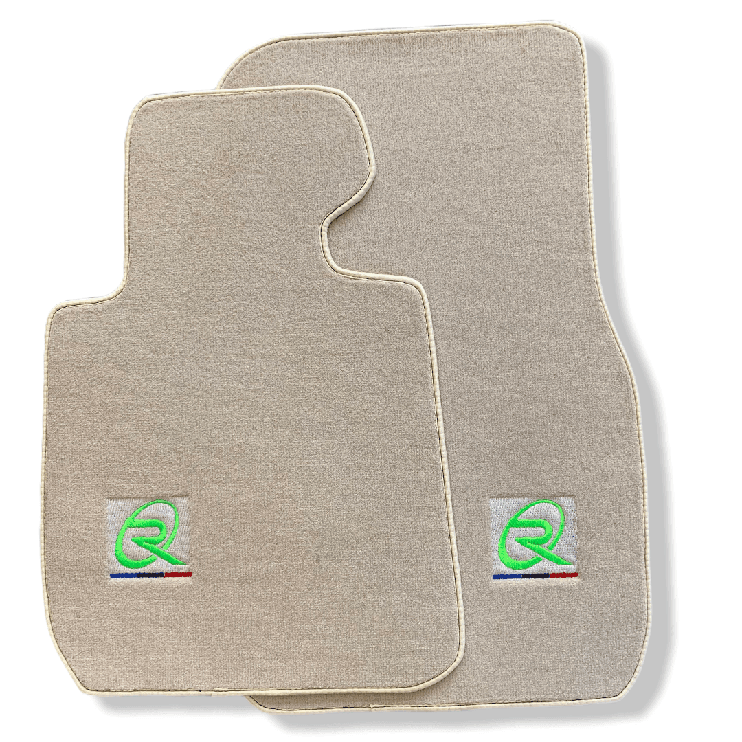 Beige Mats For BMW 6 Series E64 Convertible Tailored Set Perfect Fit - AutoWin