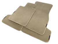 Beige Mats For BMW 8 Series G15 2-door Coupe With M Package - AutoWin
