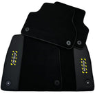 Black Floor Mats for Audi A1 5-door Hatchback 2010-2018 | Fighter Jet Edition - AutoWin