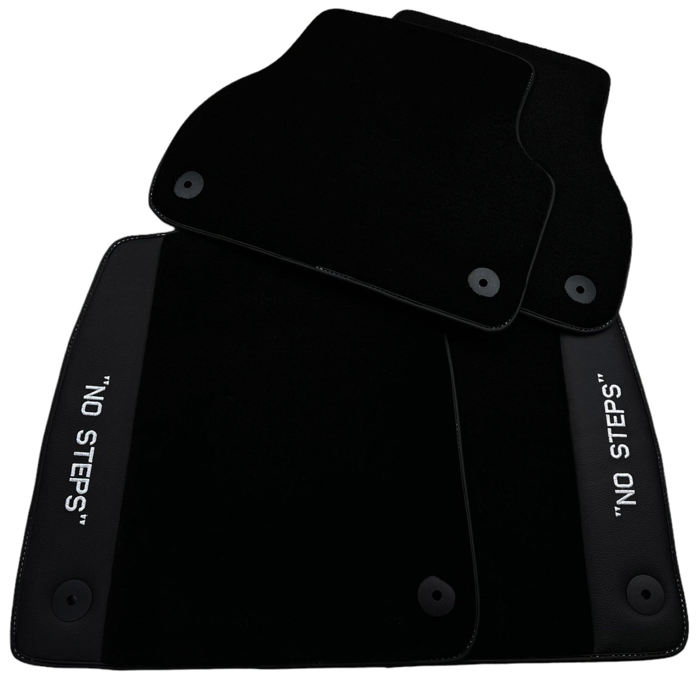 Black Floor Mats for Audi A3 - 5-door Sedan (2021 - 2024) | No Steps - AutoWin