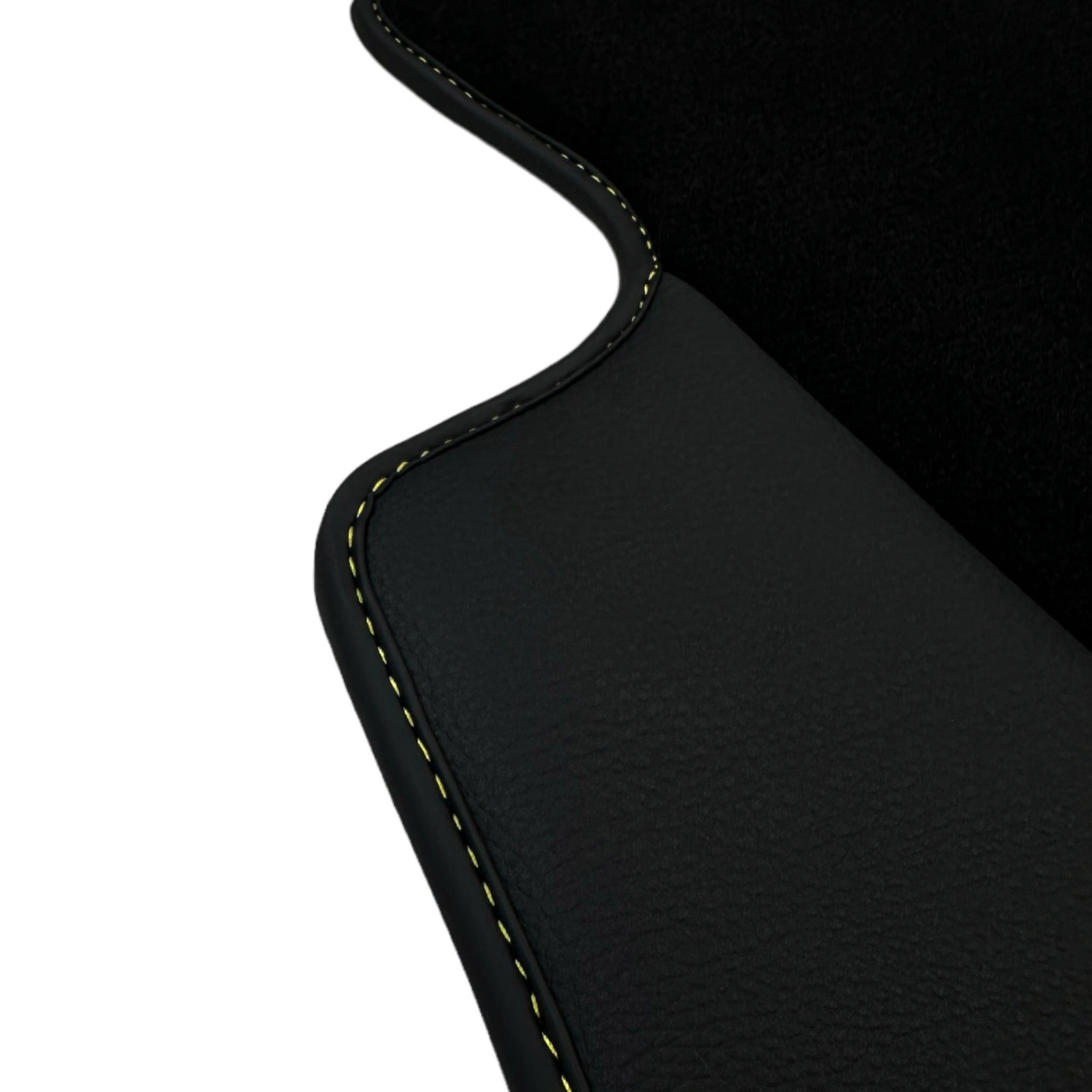 Black Floor Mats for Audi A4 - B5 Sedan (1995 - 1999) | Fighter Jet Edition - AutoWin