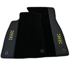 Black Floor Mats for Audi A4 - B5 Sedan (1995 - 1999) | Fighter Jet Edition - AutoWin