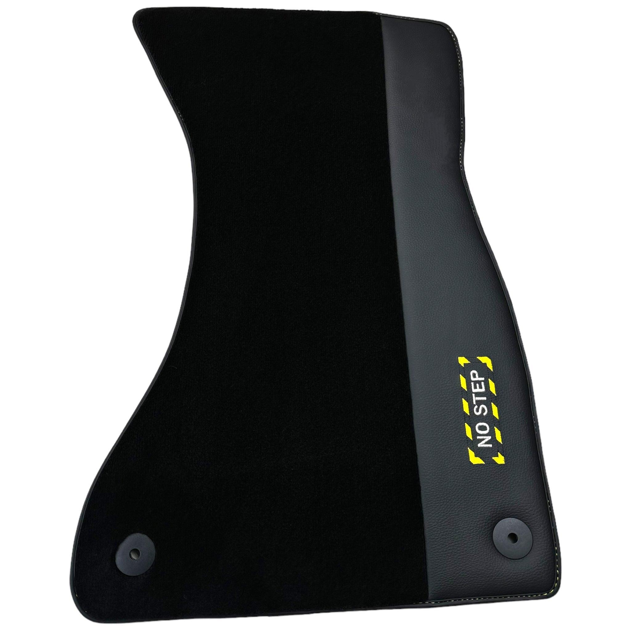 Black Floor Mats for Audi A4 - B5 Sedan (1995 - 1999) | Fighter Jet Edition - AutoWin