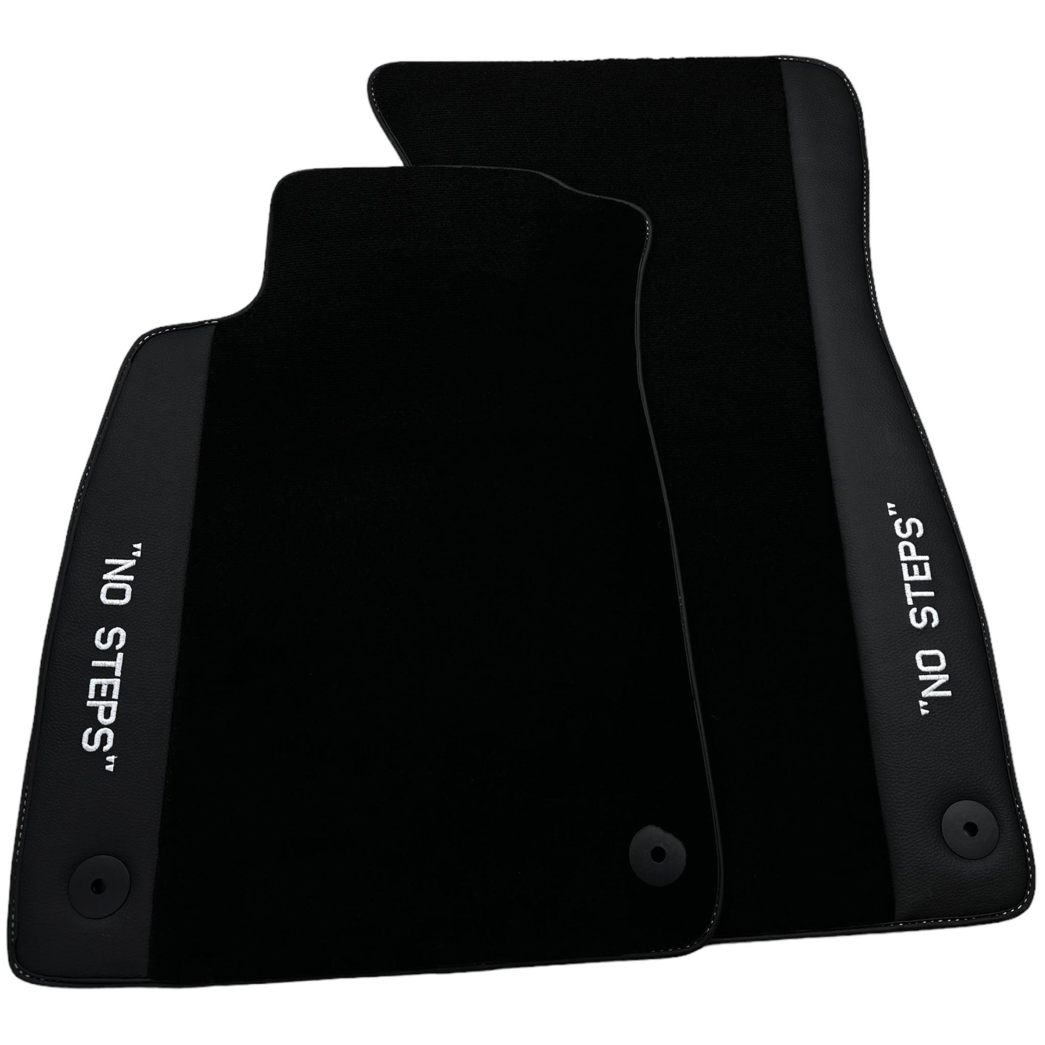 Black Floor Mats for Audi A4 - B7 Avant (2005-2008) | No Steps - AutoWin