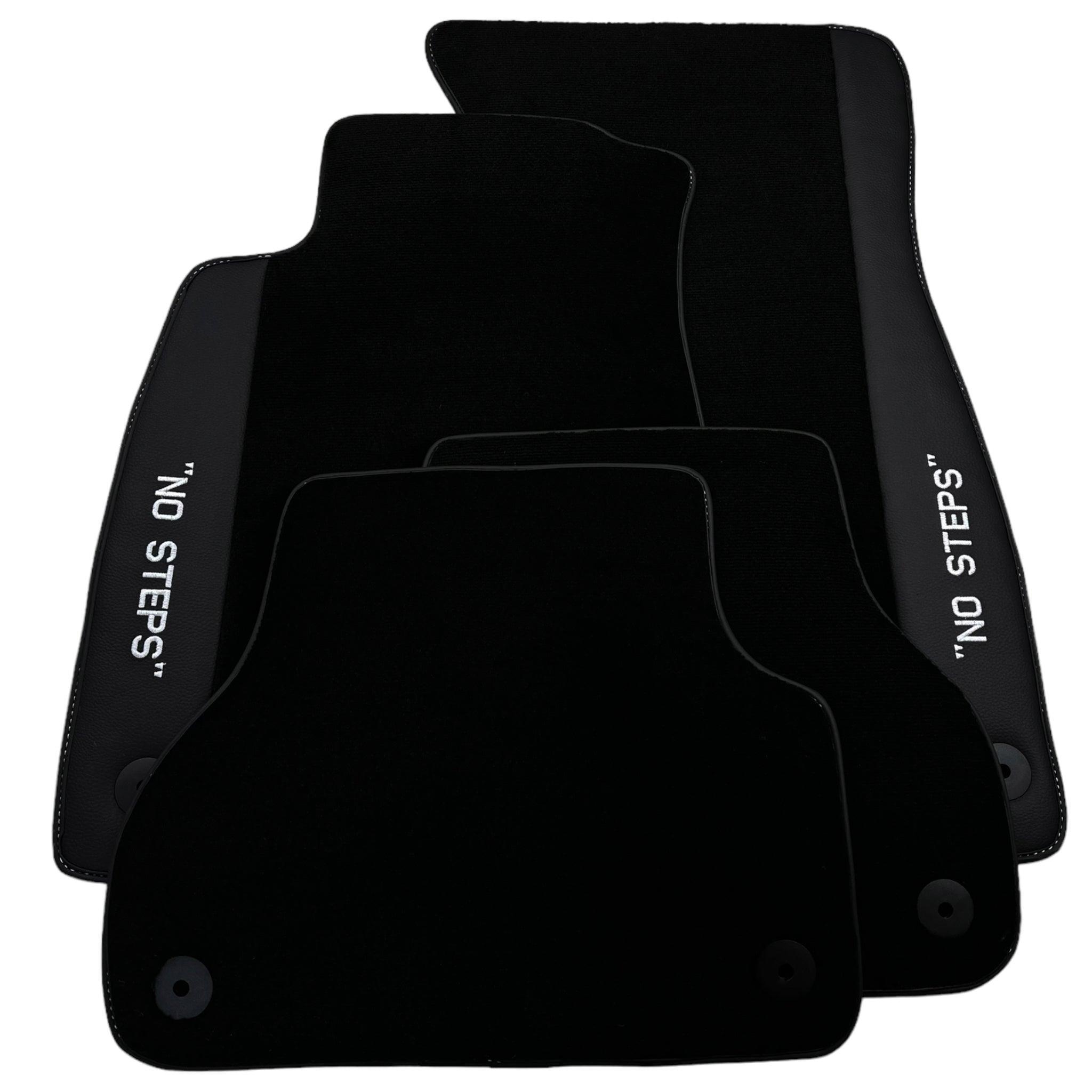 Black Floor Mats for Audi A4 - B7 Avant (2005-2008) | No Steps - AutoWin