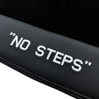Black Floor Mats for Audi A4 - B7 Convertible (2006-2009) | No Steps - AutoWin