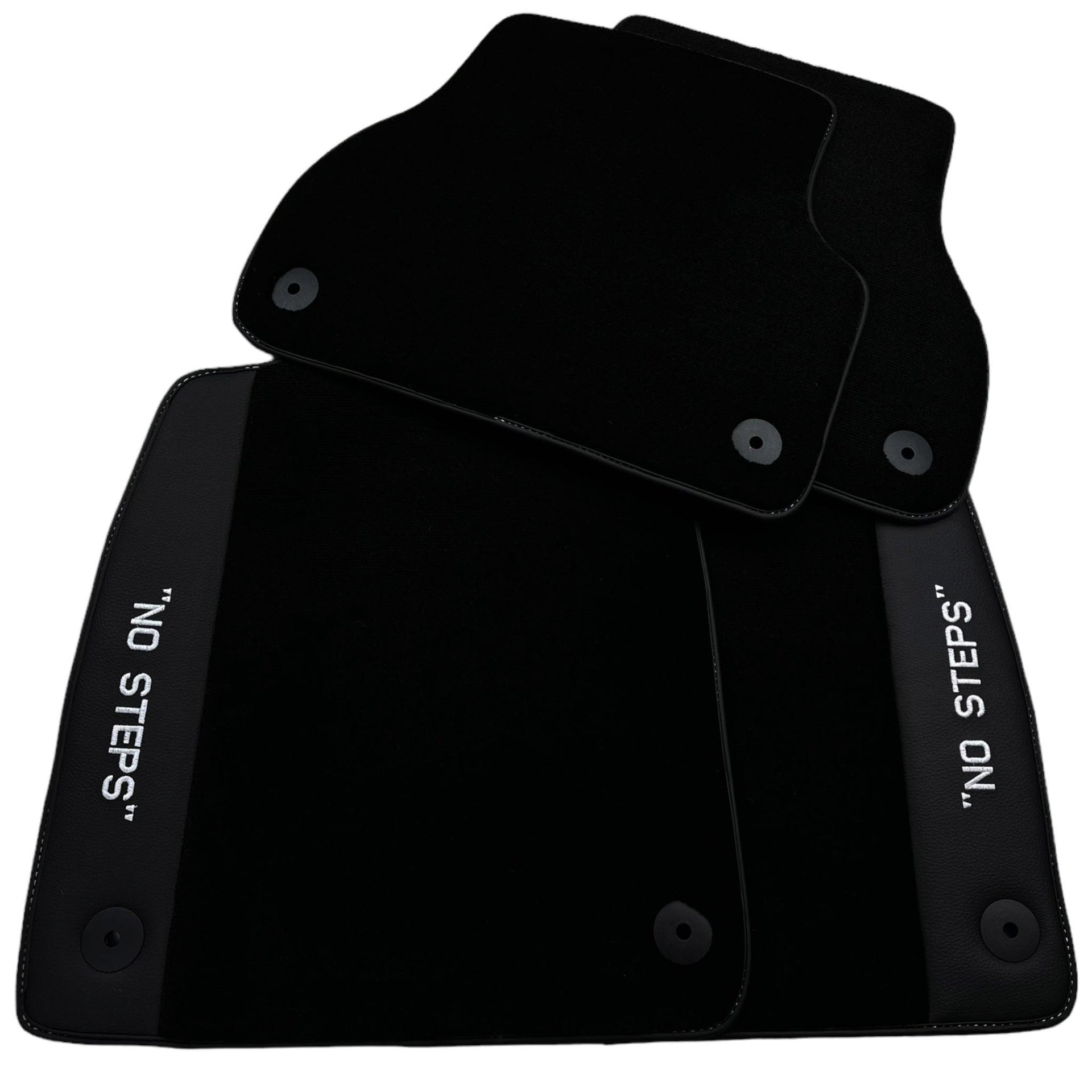 Black Floor Mats for Audi A6 - C7 Allroad Quattro (2012-2019) | No Steps - AutoWin
