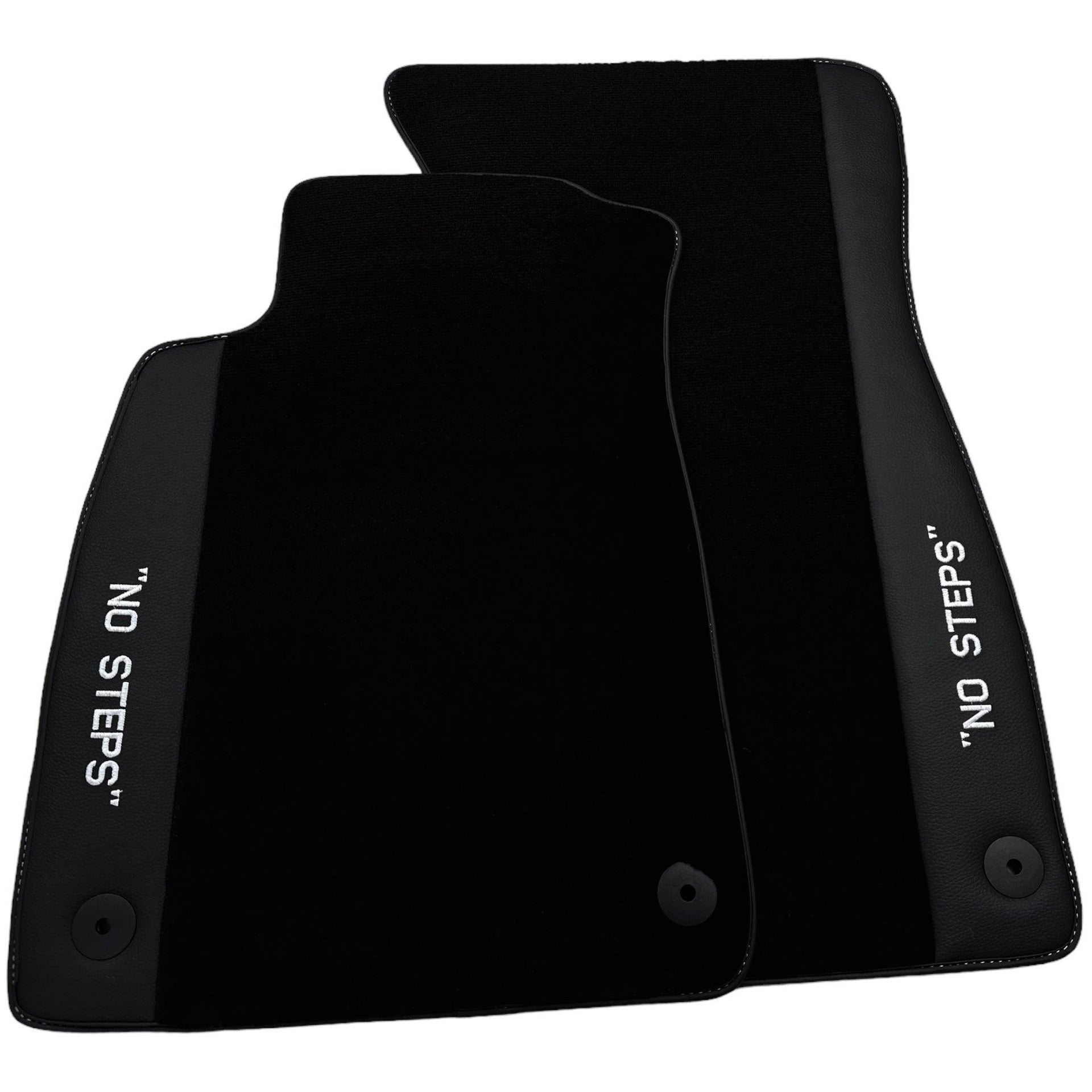 Black Floor Mats for Audi A6 - C7 Allroad Quattro (2012-2019) | No Steps - AutoWin