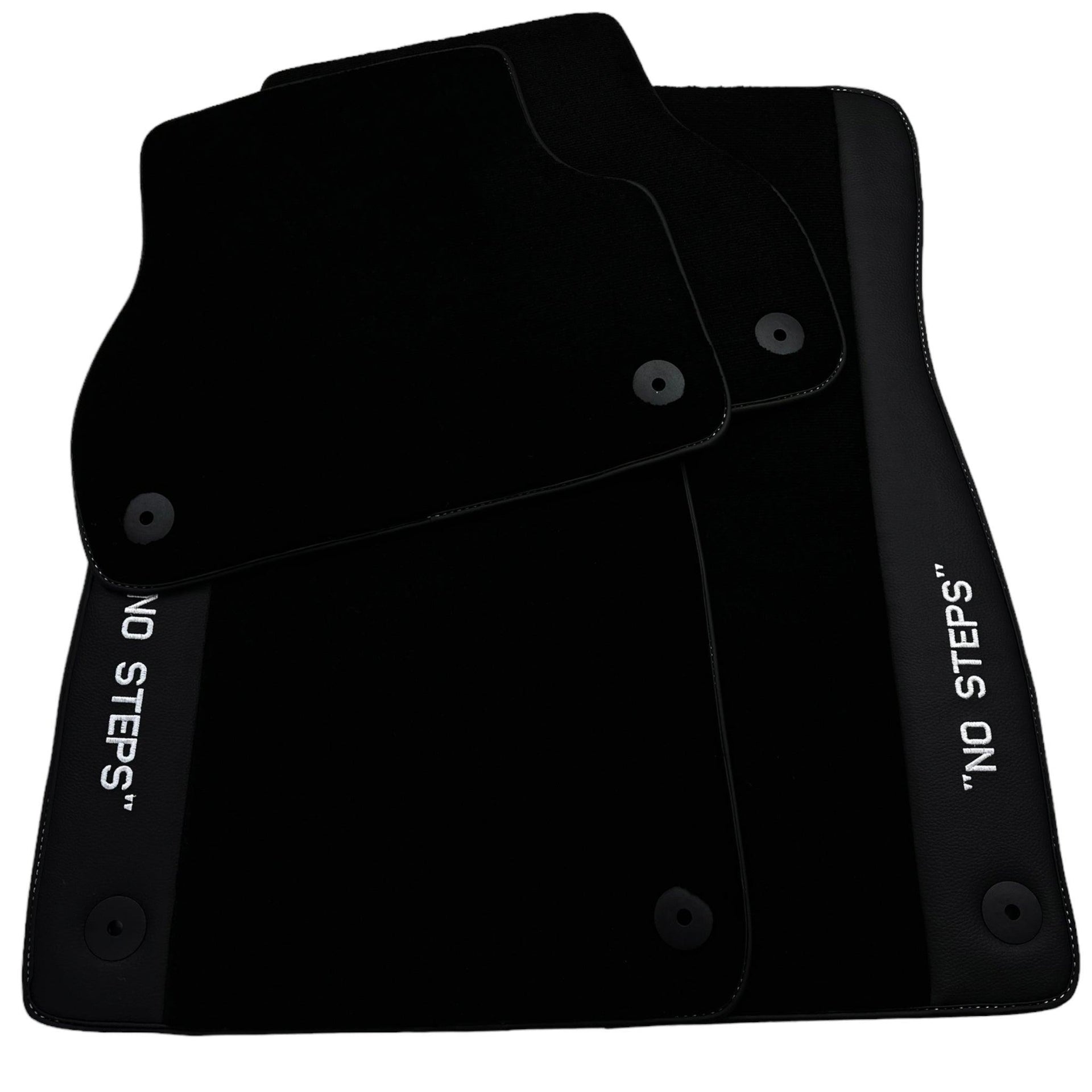 Black Floor Mats for Audi A6 - C7 Allroad Quattro (2012-2019) | No Steps - AutoWin