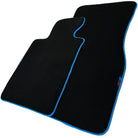 Black Floor Mats For BMW 1 Series F40 | Sky Blue Trim Autowin Brand - AutoWin