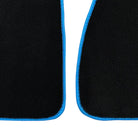 Black Floor Mats For BMW 1 Series F40 | Sky Blue Trim Autowin Brand - AutoWin