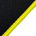 Black Floor Mats For BMW 1 Series F40 | Yellow Trim Autowin Brand - AutoWin