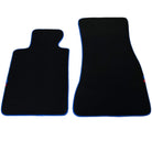 Black Floor Mats For BMW 2 Series F45 | Blue Trim - AutoWin
