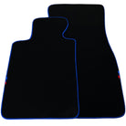 Black Floor Mats For BMW 2 Series F45 | Blue Trim - AutoWin