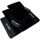 Black Floor Mats For BMW 3 Series E46 Coupe No Steps Edition - AutoWin