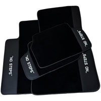 Black Floor Mats For BMW 3 Series E92 No Steps Edition - AutoWin