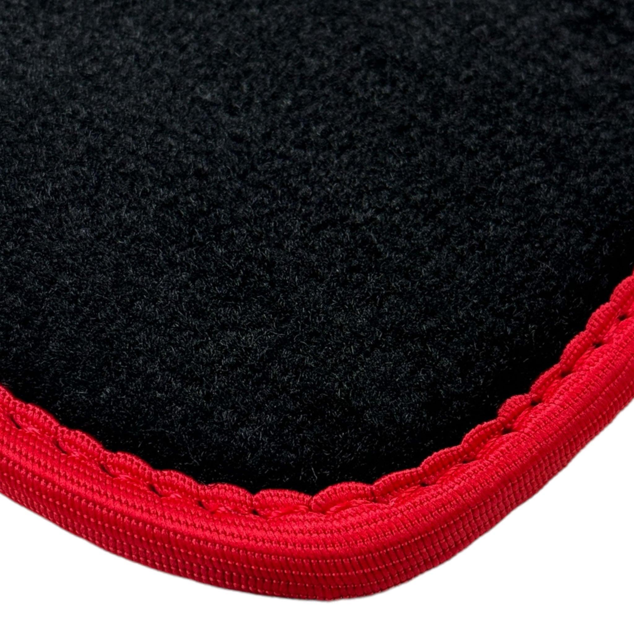 Black Floor Mats For BMW 3 Series F34 GT 2013-2020 | Red Trim - AutoWin