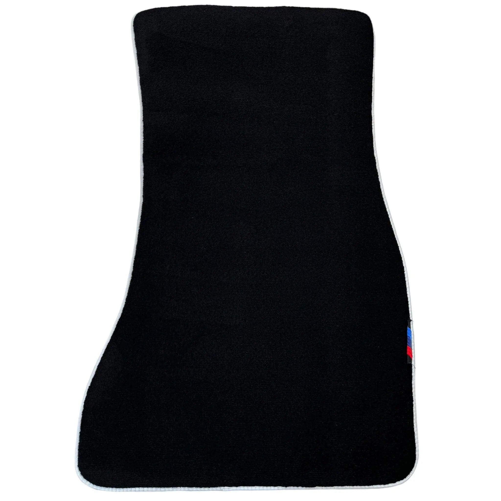 Black Floor Mats For BMW 3 Series F34 GT 2013-2020 | White Trim - AutoWin