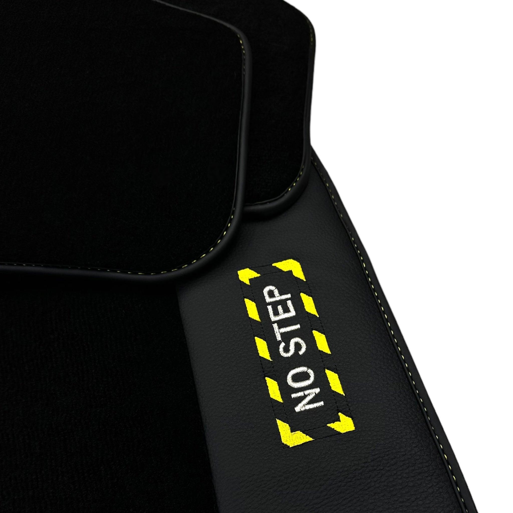 Black Floor Mats For BMW 5 Series F07 Gt | Fighter Jet Edition - AutoWin