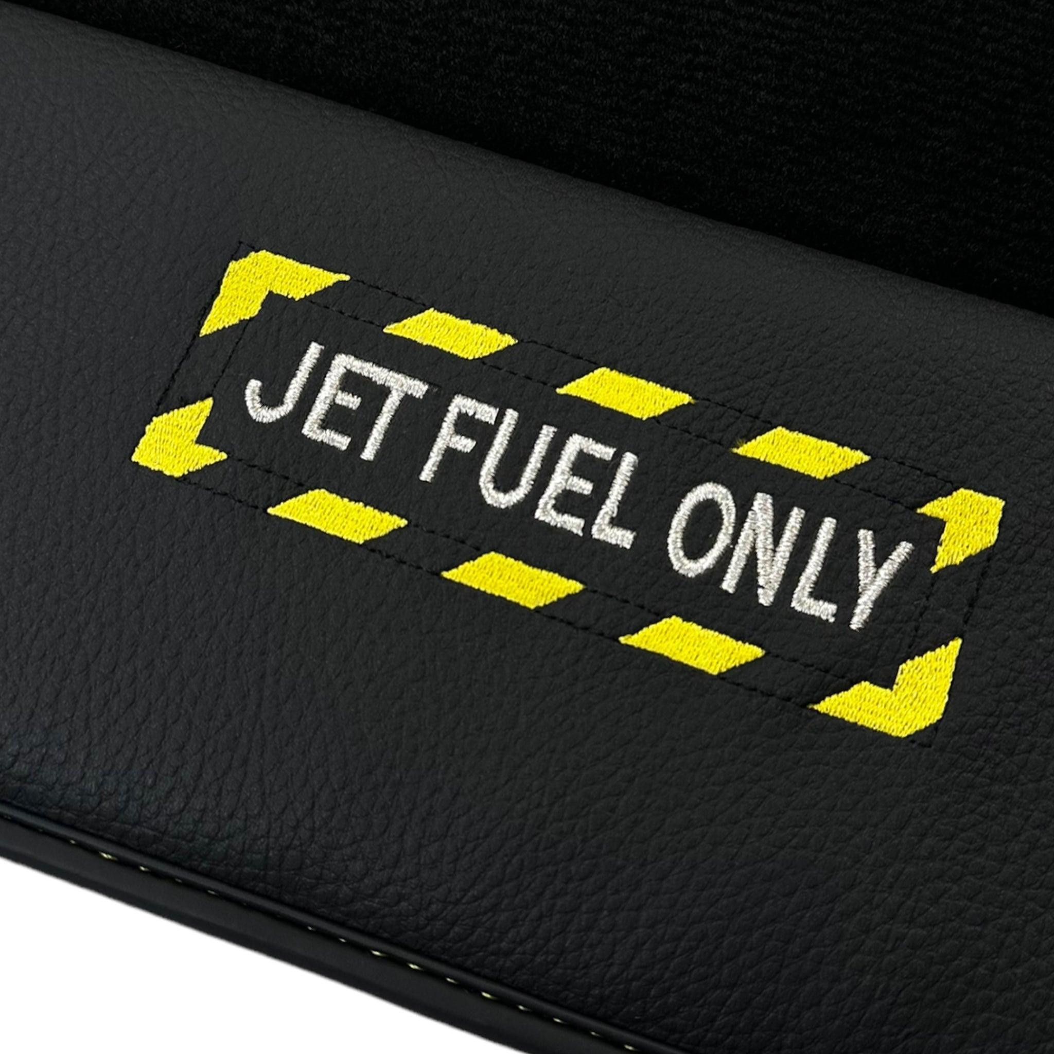 Black Floor Mats For BMW 5 Series F07 Gt | Fighter Jet Edition - AutoWin