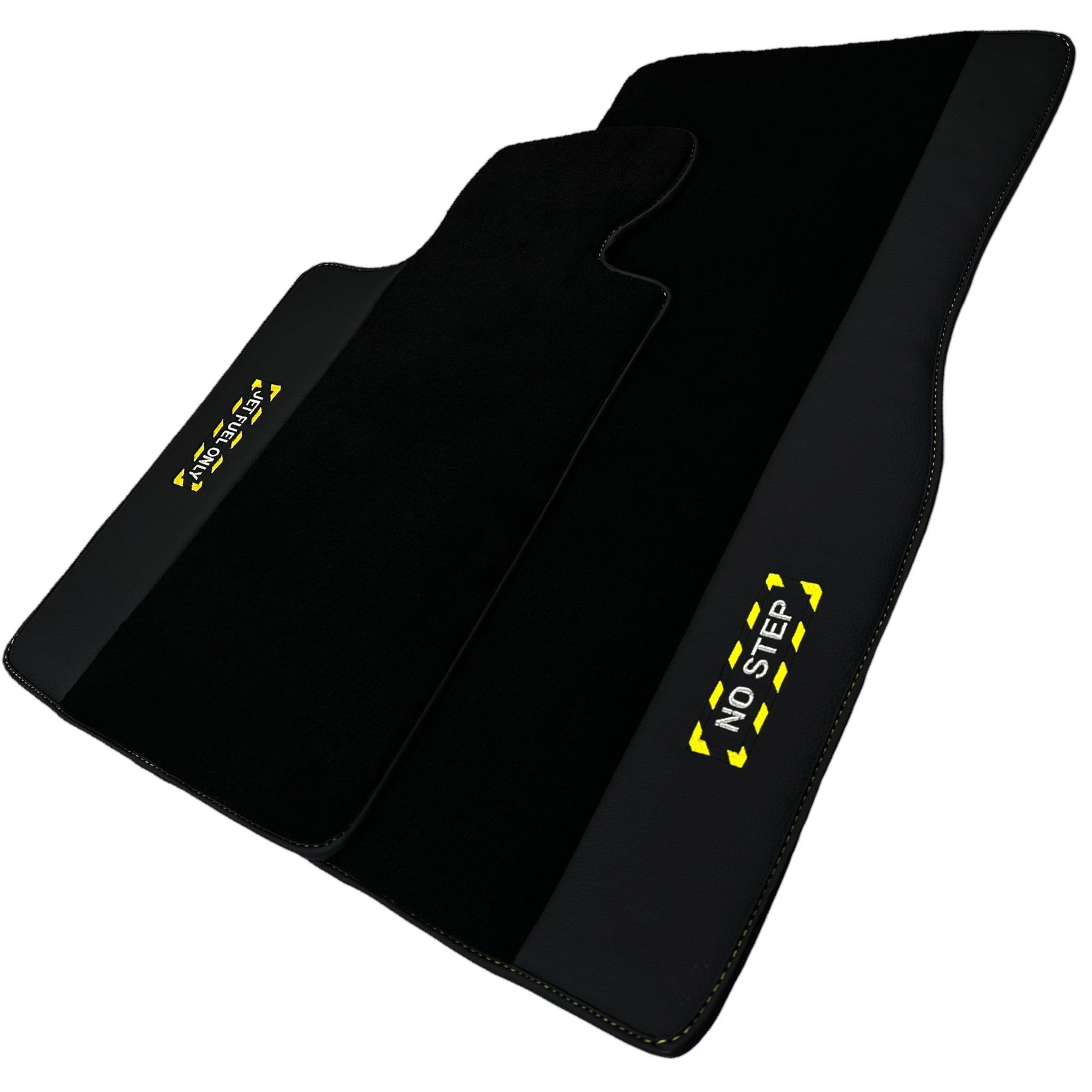 Black Floor Mats For BMW 5 Series F07 Gt | Fighter Jet Edition - AutoWin