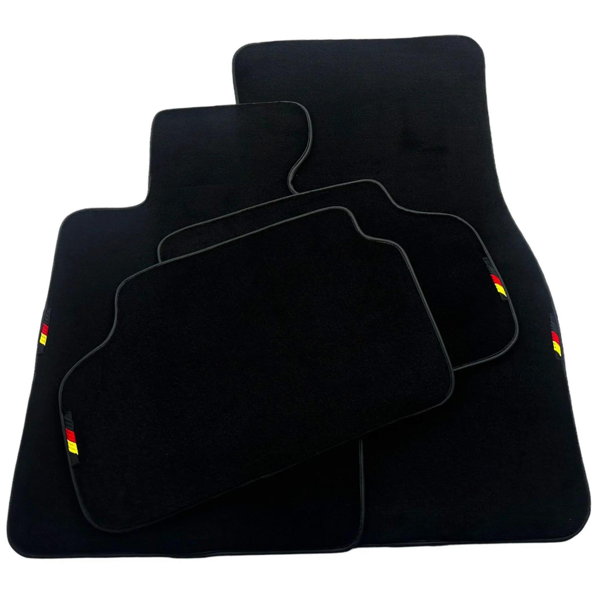 Black Floor Mats For BMW 7 Series F01 Germany Edition AutoWin Brand - AutoWin