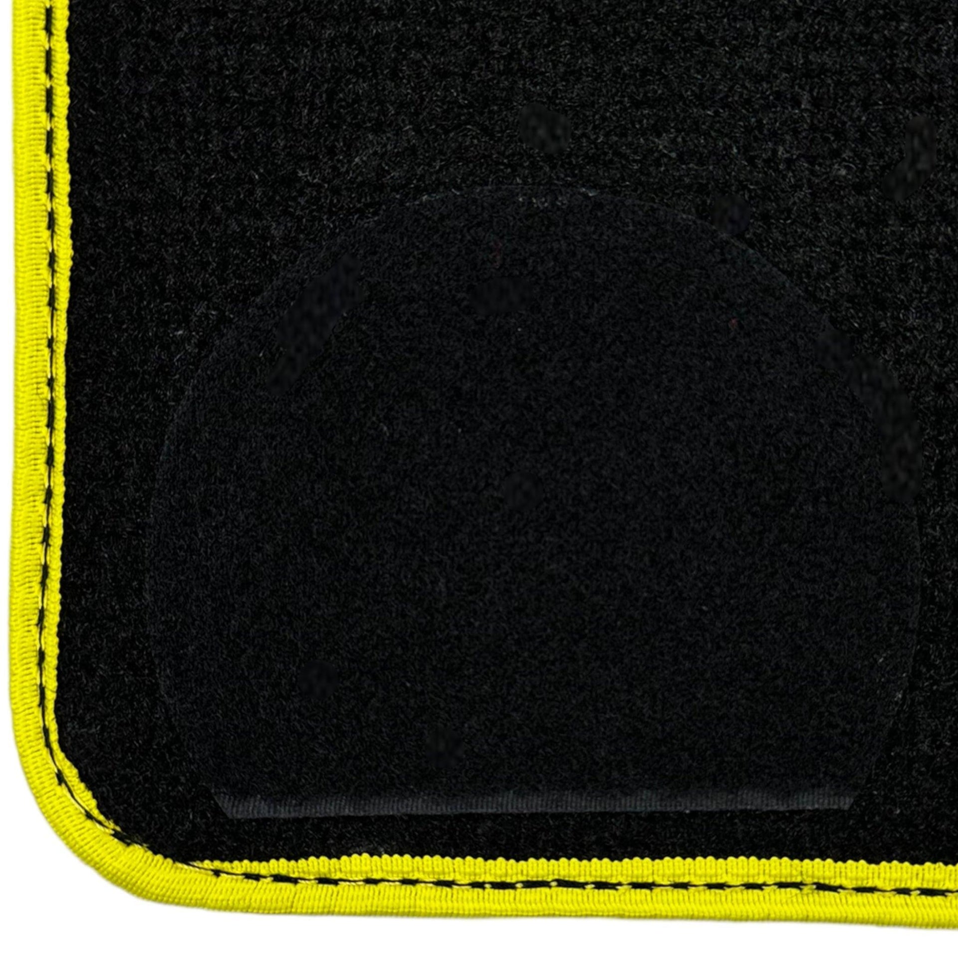 Black Floor Mats For BMW M4 Series F83 | Yellow Trim AutoWin Brand - AutoWin