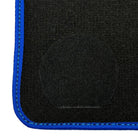 Black Floor Mats For BMW M8 Series Convertible F91 | Blue Trim AutoWin Brand - AutoWin