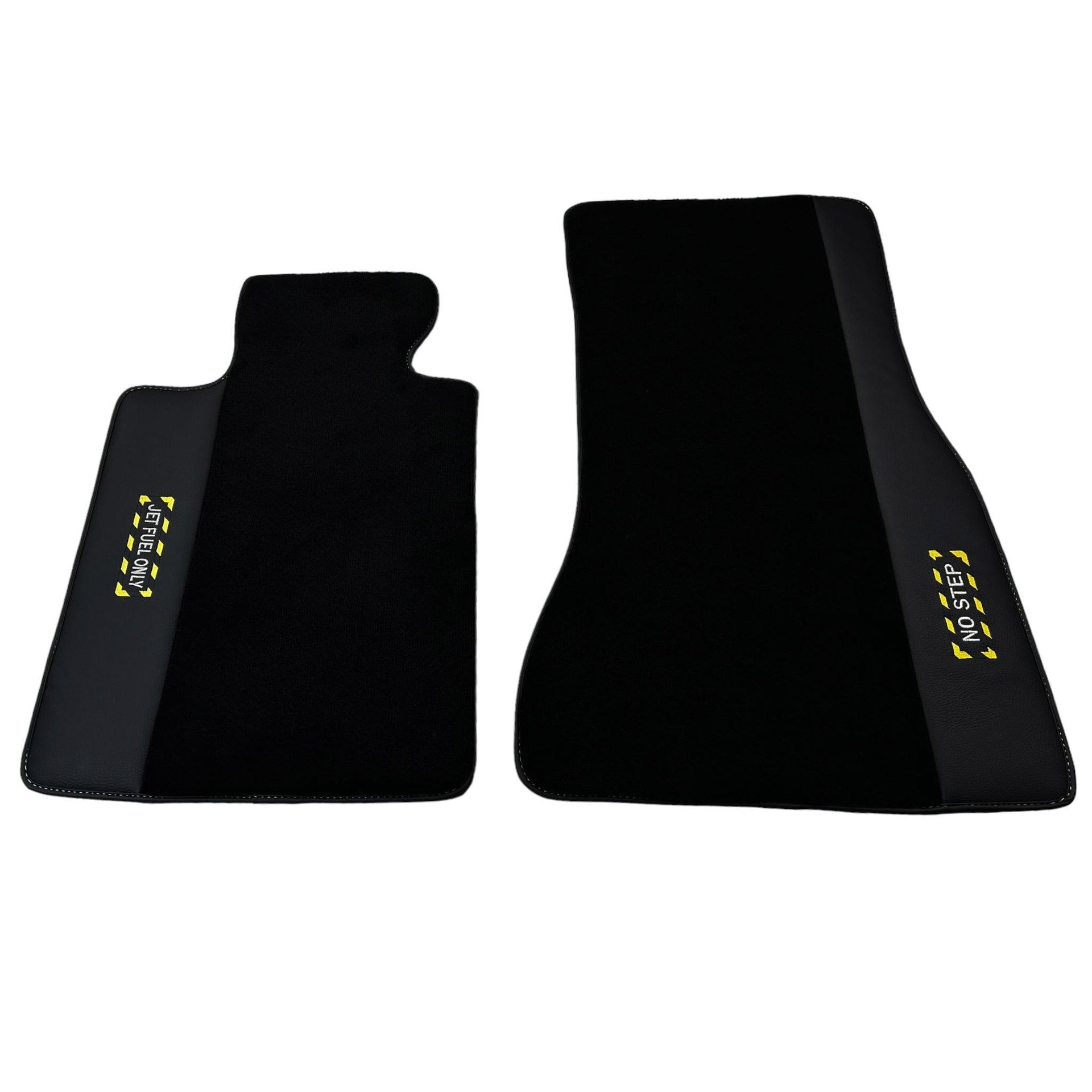 Black Floor Mats For BMW X4M Series F98 | Fighter Jet Edition - AutoWin