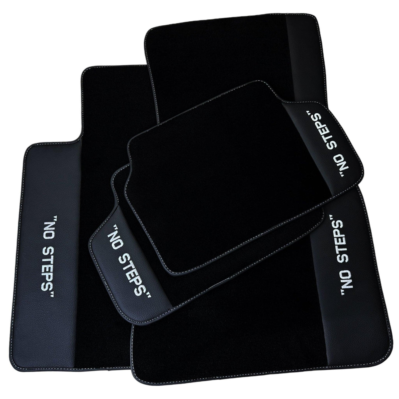 Black Floor Mats For BMW X5 Series F15 No Steps Edition - AutoWin