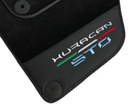 Black Leather Floor Mats for Lamborghini Huracan STO - USA | FedEx Express