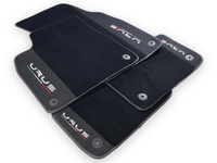 Black Floor Mats For Lamborghini Urus With Alcantara Leather - AutoWin