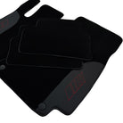 Black Floor Mats For Mercedes Benz C-Class S205 Wagon Facelift (2018-2023) Hybrid | AutoWin Edition - AutoWin
