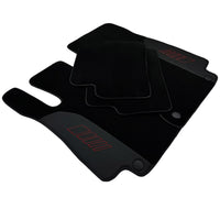 Black Floor Mats For Mercedes Benz C-Class W206 Sedan (2021-2023) | AutoWin Edition - AutoWin