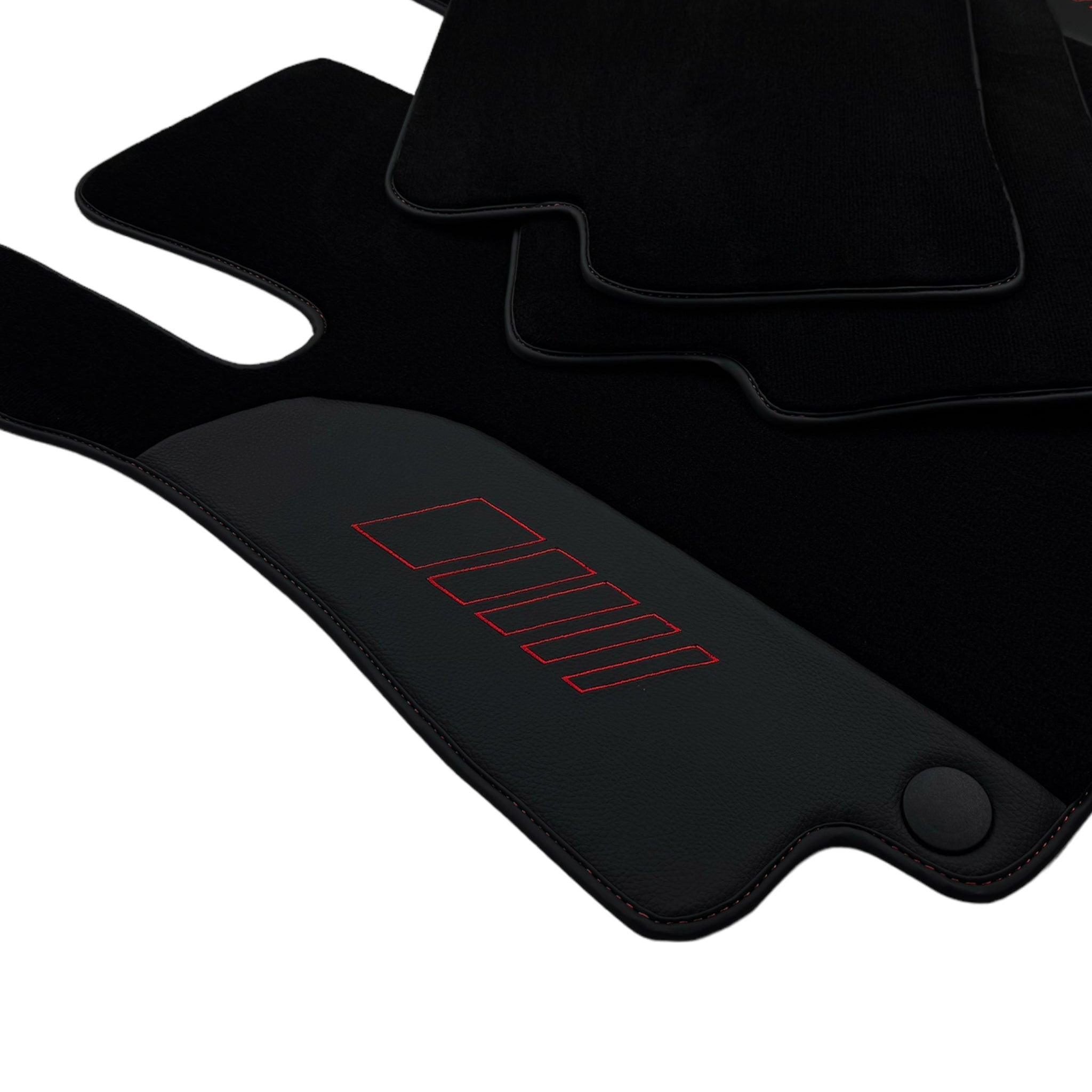 Black Floor Mats For Mercedes Benz EQA-Class H243 (2021-2023) | AutoWin Edition - AutoWin