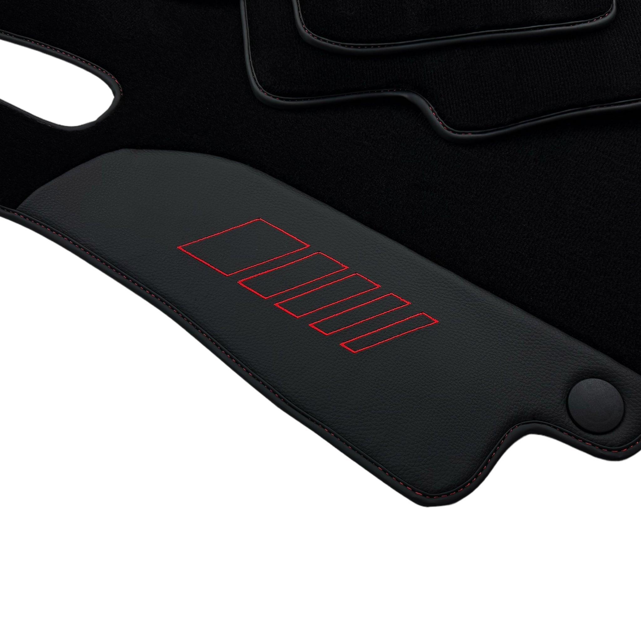 Black Floor Mats For Mercedes Benz EQA-Class H243 (2021-2023) | AutoWin Edition - AutoWin