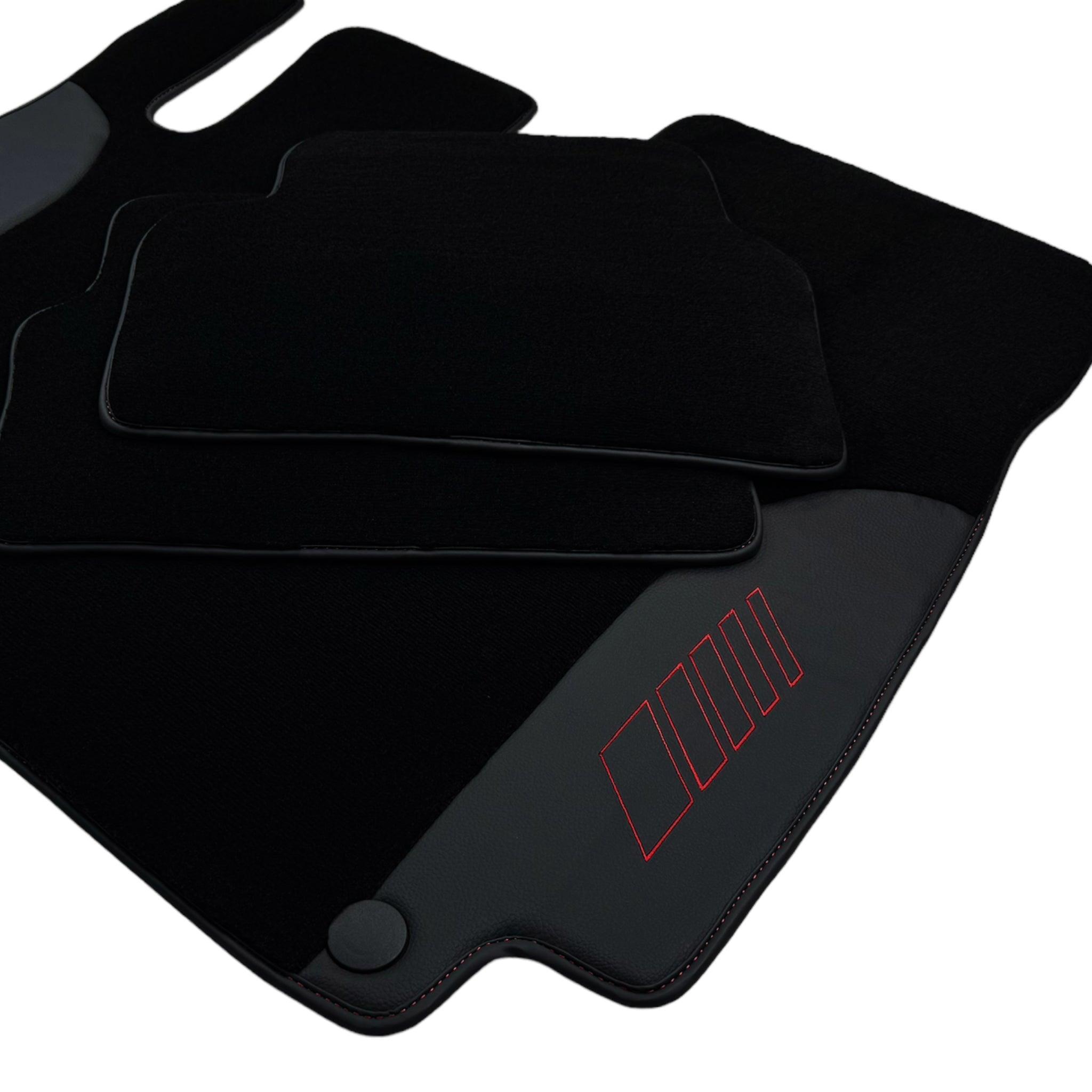 Black Floor Mats For Mercedes Benz EQA-Class H243 (2021-2023) | AutoWin Edition - AutoWin