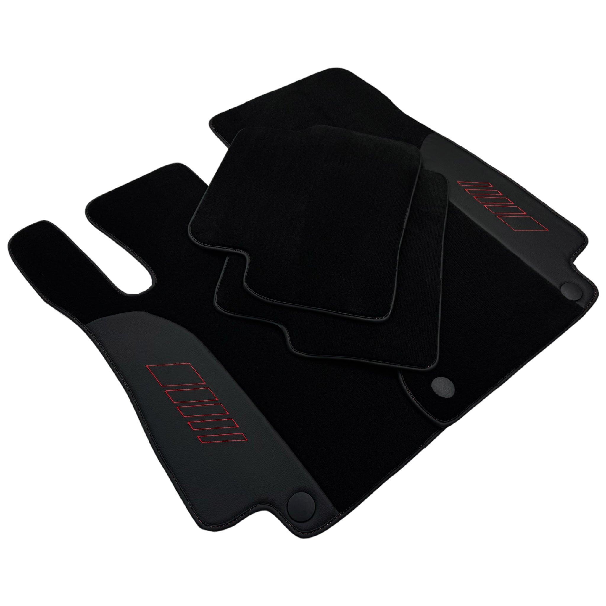 Black Floor Mats For Mercedes Benz EQA-Class H243 (2021-2023) | AutoWin Edition - AutoWin