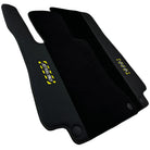 Black Floor Mats For Mercedes Benz GLE-Class C167 Coupe - 5 Seats (2020-2023) Hybrid | Fighter Jet Edition - AutoWin